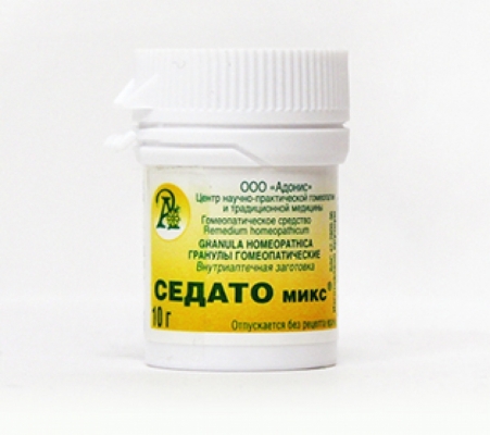 Гранулы гомеопатические «Седато-микс»10гр.